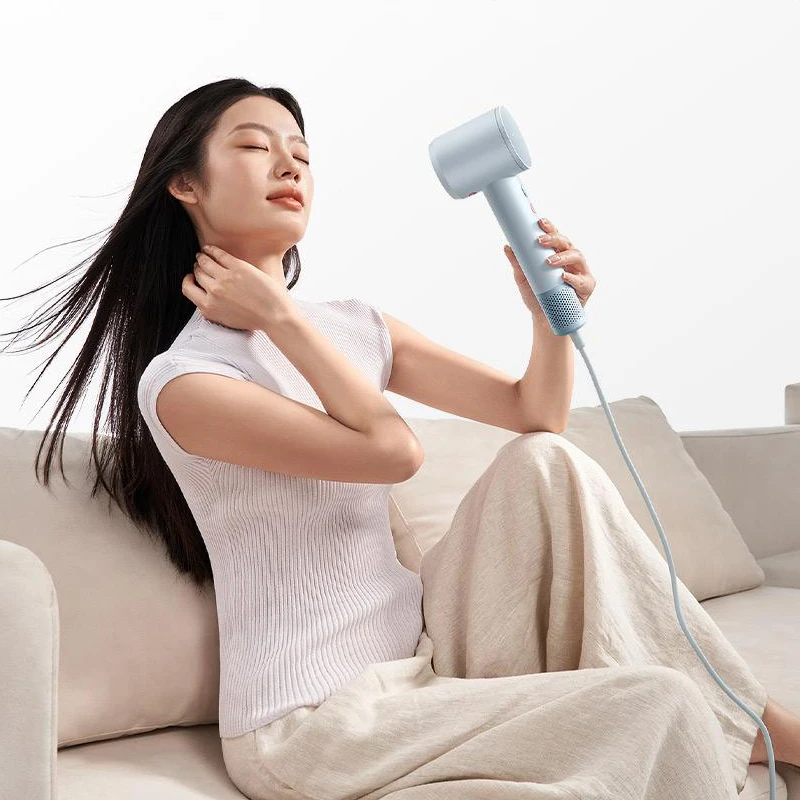 mijia高速ヘアドライヤー-1600w、02億個のマイナスイオン、110000r-m温度制御、62m-s風速、家庭用速乾ヘアドライヤー