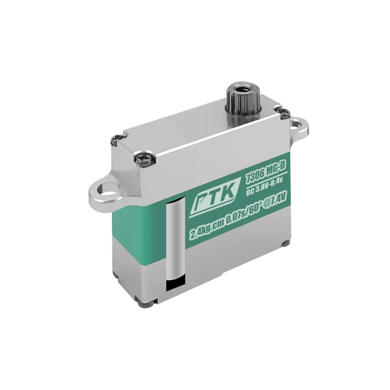PTK 7306 MG-D 7g Digital All-Metal Servo HV Servo Glider Balsa Wing Servo F3 RC Servo KST X06 Same Class