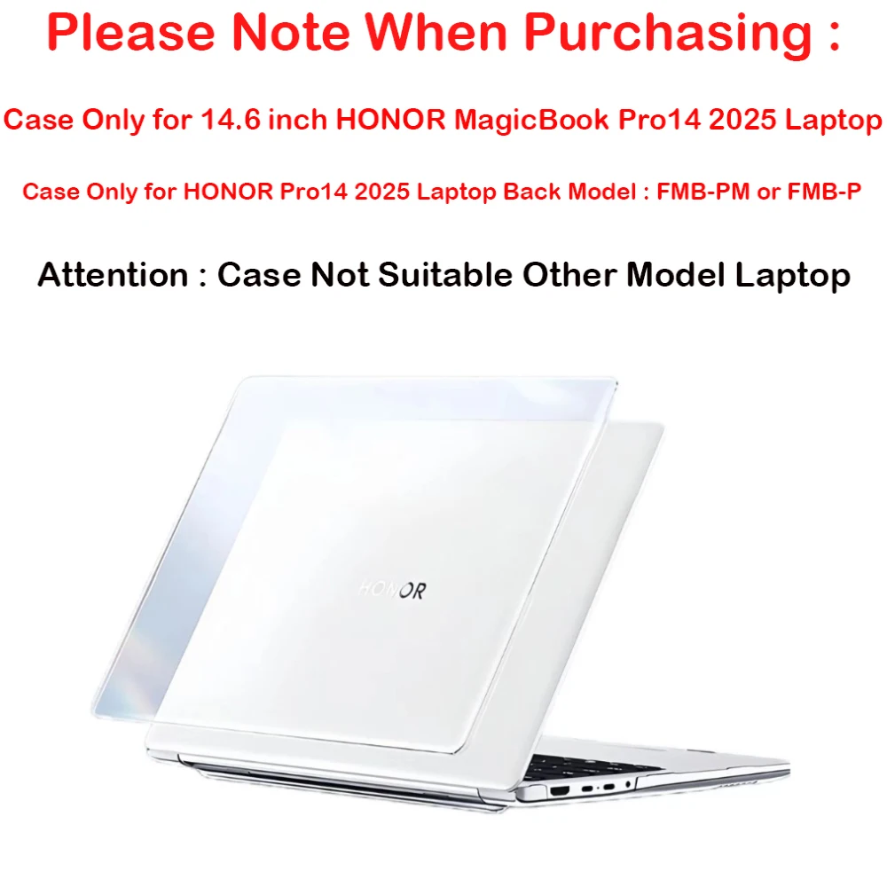 

Чехол для ноутбука HONOR MagicBook Pro 14 14,6 дюймов, чехол 2025 для НОВОГО Honor MagicBook Pro 14 2025 FMB-PM или FMB-P, чехол для ноутбука
