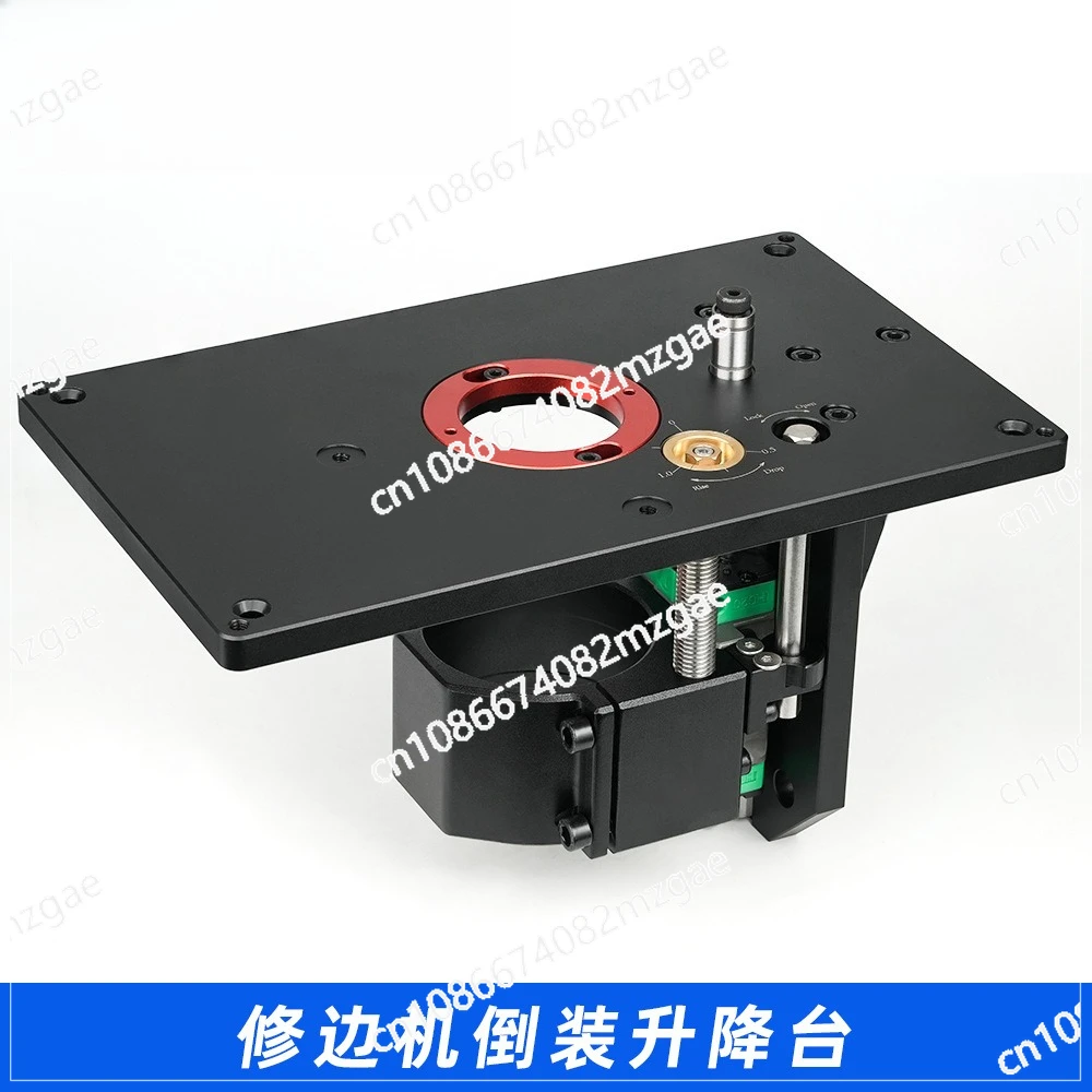 Router Lift Table for Trim Router, Adjustable Lifting Workbench, Micro Lift Base for Woodworking Milling, Chamfering