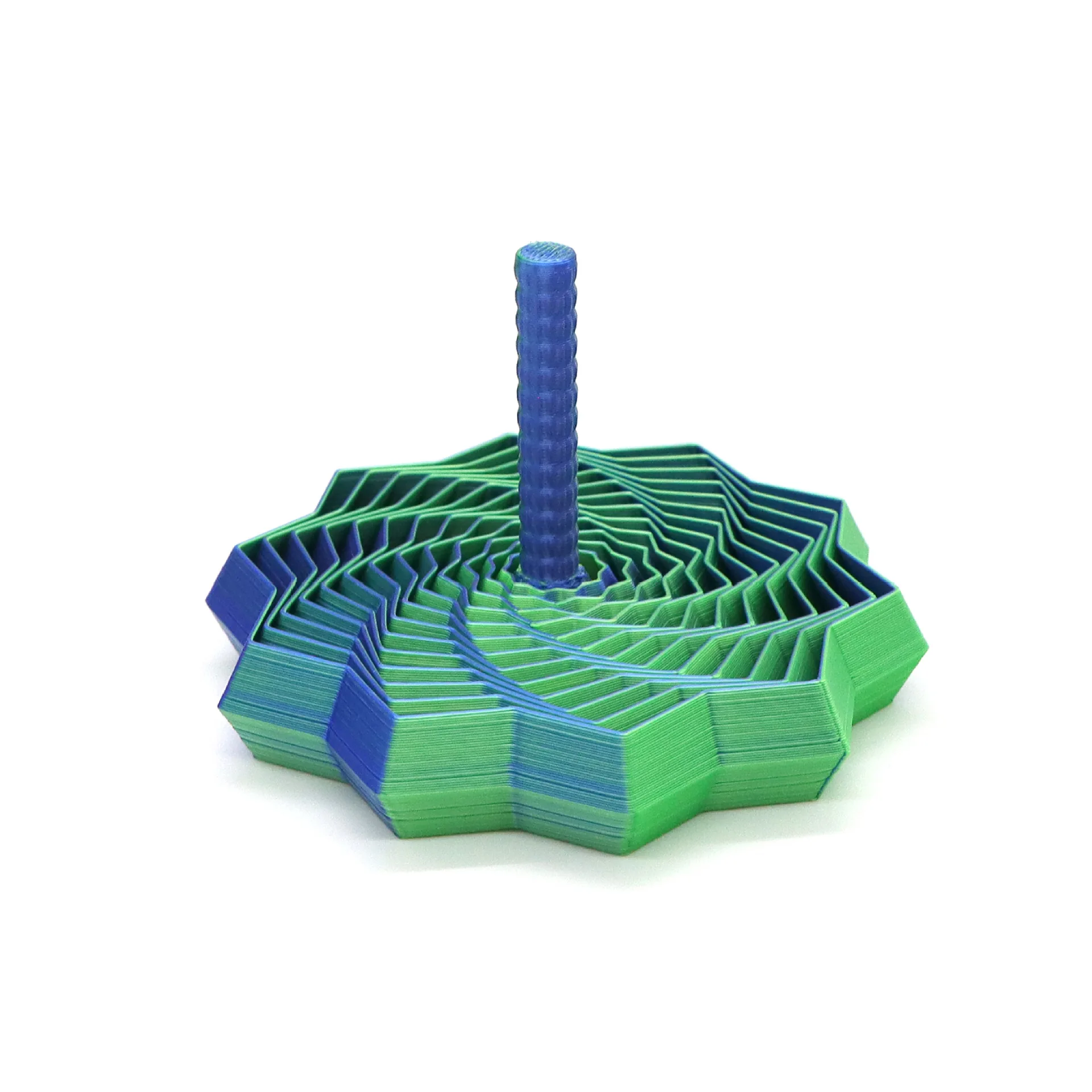 3D-printen ster visuele illusie opvouwbare kinderpuzzel speelgoed veelhoekige radijs toren spiraal driedimensionaal desktop klein speelgoed