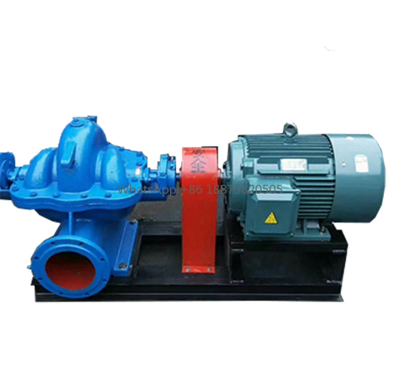 Industrial Electric High Pressure Horizontal Single Stage Double Suction Centrifugal Water Pump For Farmland Irrigation