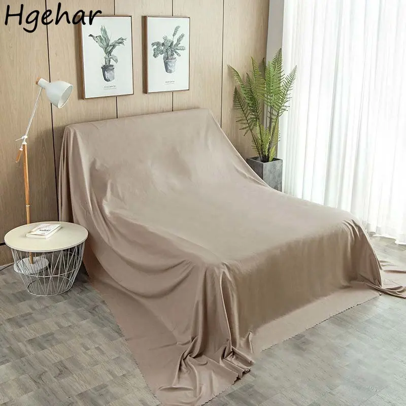 Plain Sofa Covers Large Size Dust-proof Bed Slipcover Furniture Durable Antifouling TV Cabinet Refrigerator Multi-function Cover