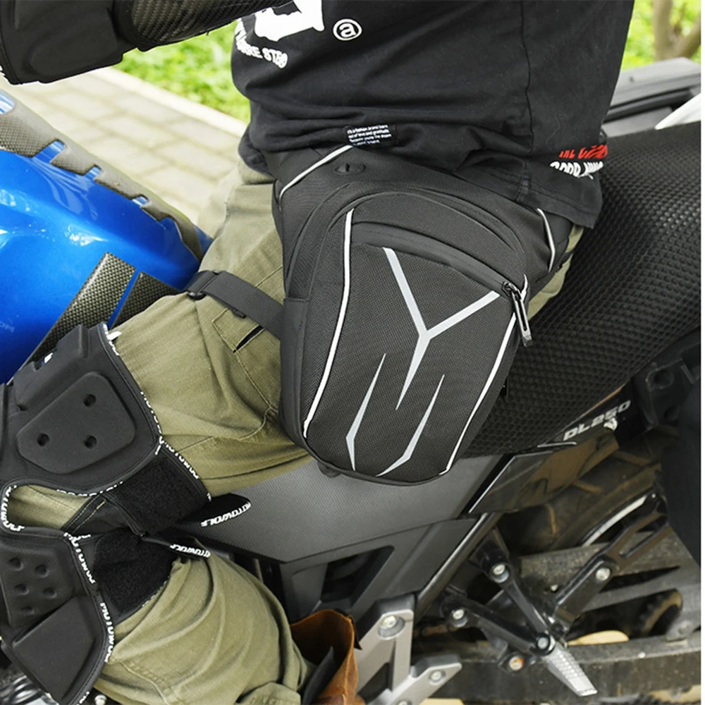 Waterproof Drop Leg Bag Thigh Hip Bum Belt Leg Waist Bags Travel Tour Riding Motorcycle Fanny Pack Men Women Tactical Travel Bag