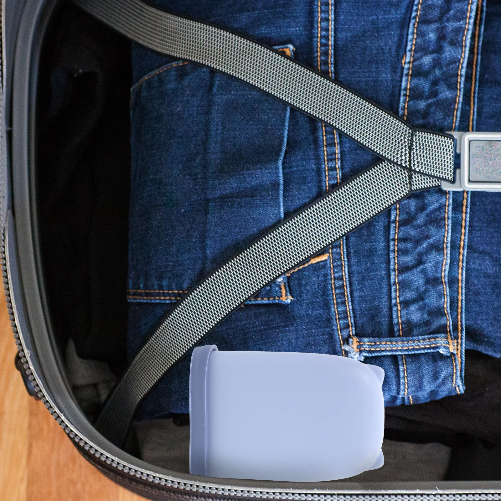 

2pcs Portable Soap Box Silicone Abs Travel Soap Container For Bathroom Shower Home Use Storage Holder Drainage Design