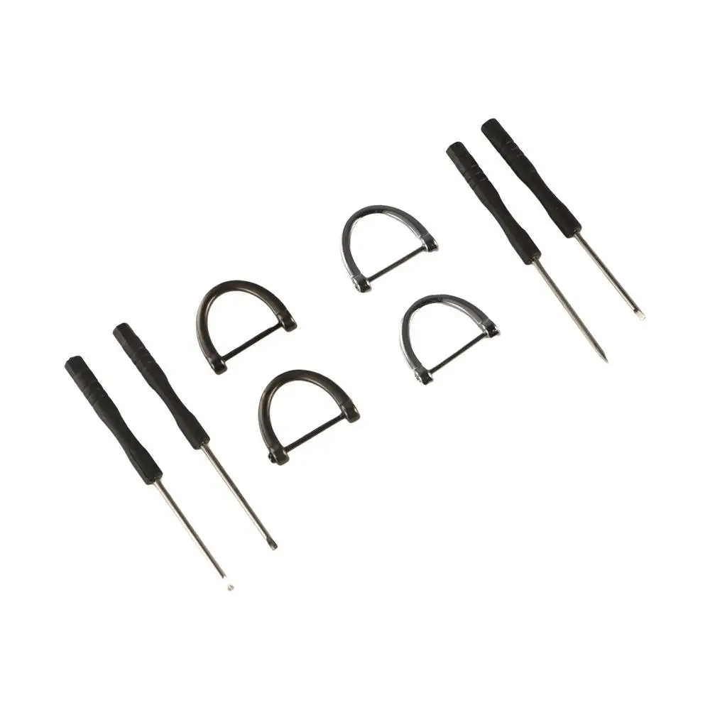 Thick Rod Interior Accessories Car-Styling D Shape Key Holder Car Keychain Bag Repair Buttons D Shape Key Chain D Shape Keyring
