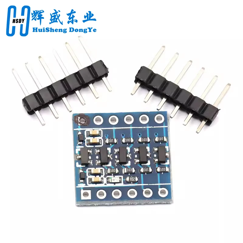 4 Channels IIC I2C Logic Level Shifter Bi-Directional Module Safely Steps Down 3V to 5V Level converter for Arduino