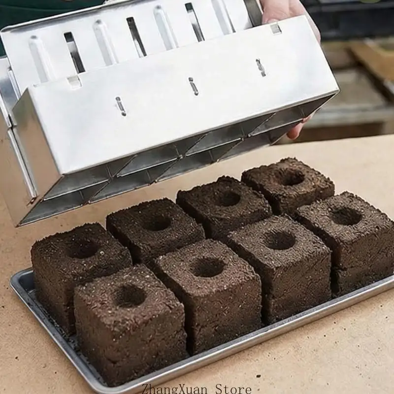 Bodenformwerkzeug aus Metall mit ergonomischem für einfache Gartenarbeit und Kultivierung Innen- und Außenbereich 3XUF – Detail 3