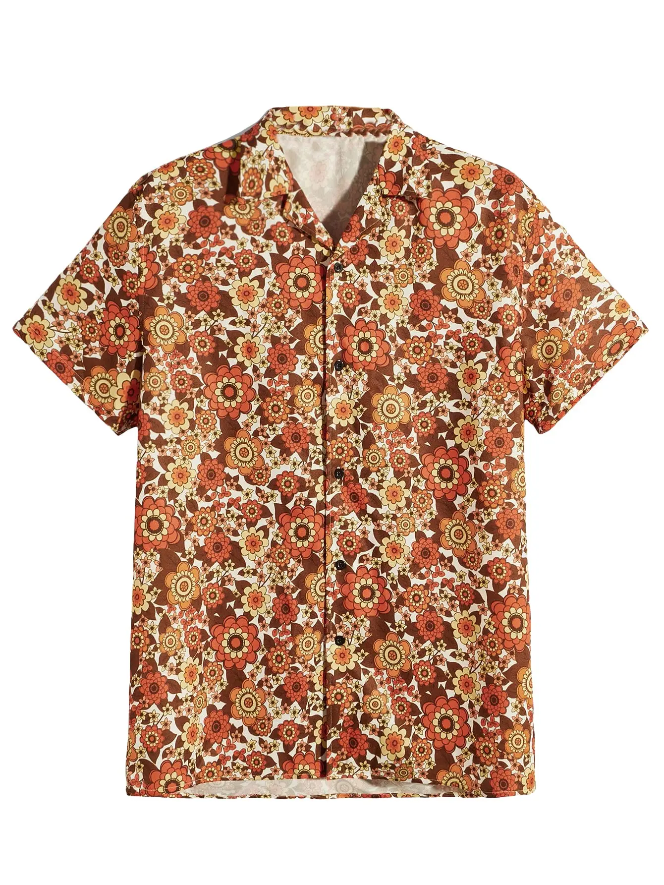 3D Printed Hawaiian Shirt Men's And Women's Fashion Loose Beach Clothing Short Sleeved Vacation Collar plus Size Hawaiian Shirt