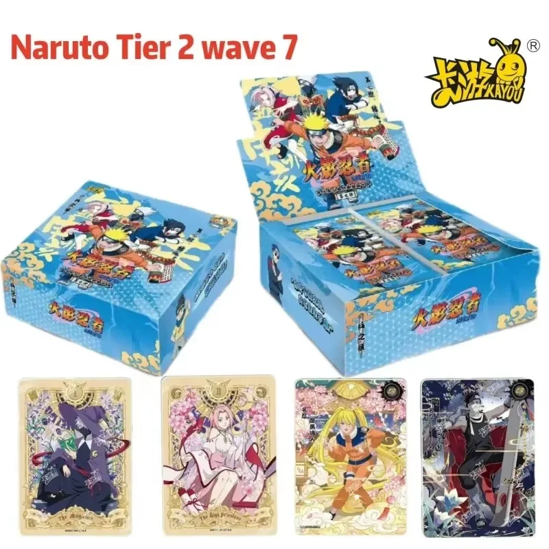 KAYOU Box Anime Naruto Game Rare Collection Card T2w7 Chapter of Soldiers CR SP MR Anime Characters Collection Card Toy Gifts