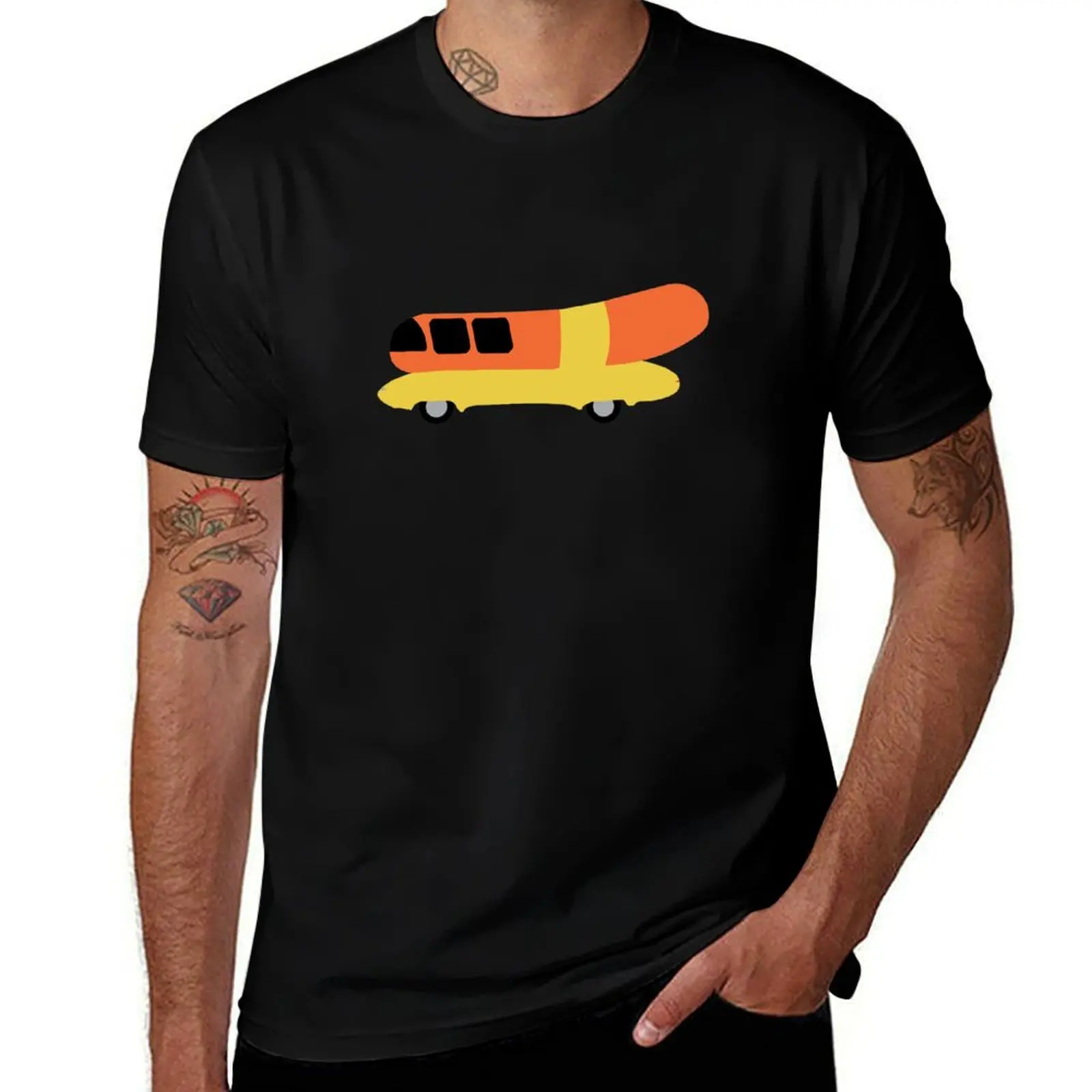 

Oscar Mayer Weinermobile Minimal T-Shirt cotton t shirts man 100% t shirt man luxury