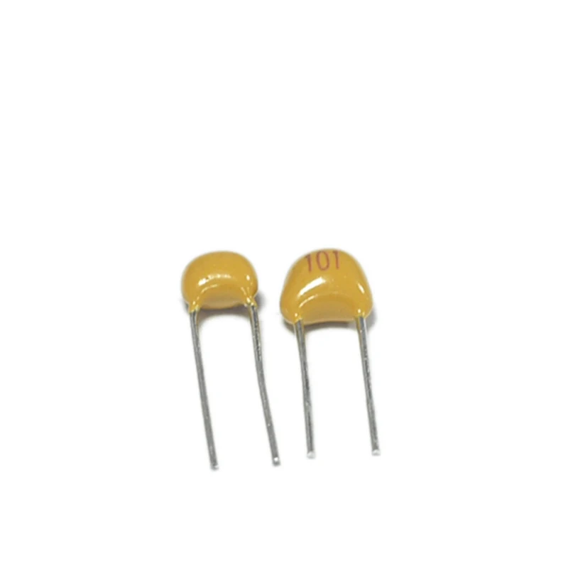 50Pcs Monolithic Cpacitors 100PF 101J 50V Pin Toonhoogte 5.08 Mm ± 10% Oneindige Capaciteit