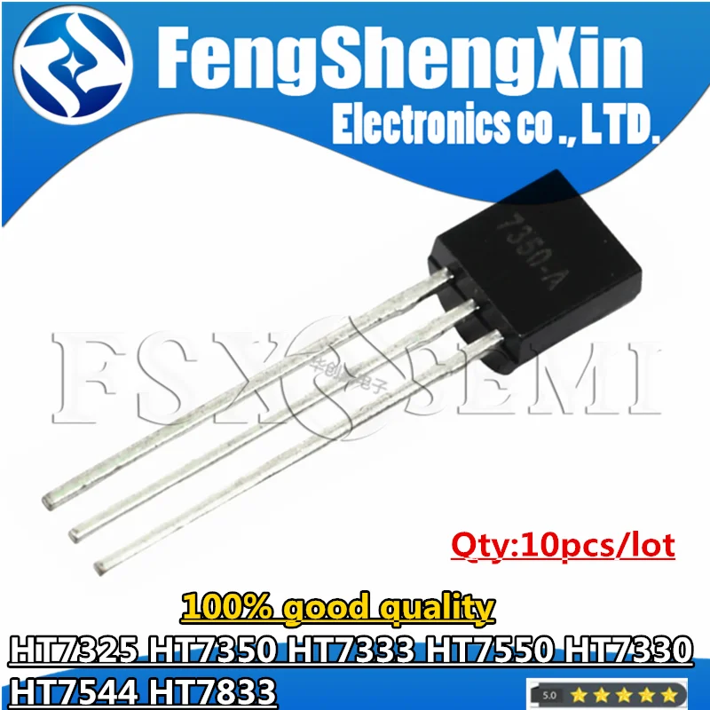 10pcs HT7325 HT7325-1 7325-1 7325-A HT7350-A HT7350-1 HT7333-A 7333-A HT7333-1 HT7550A-1 HT7550-1 TO-92 HT7330 HT7544 HT7833
