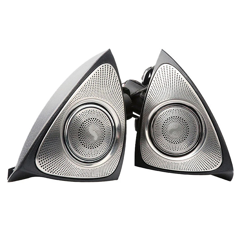 3D Rotary Treble Tweeter Speakers with Ambient Lights Suitable for Mercedes GLC-Class C-Class S-Class 2015 - 2020 with 64 Colors