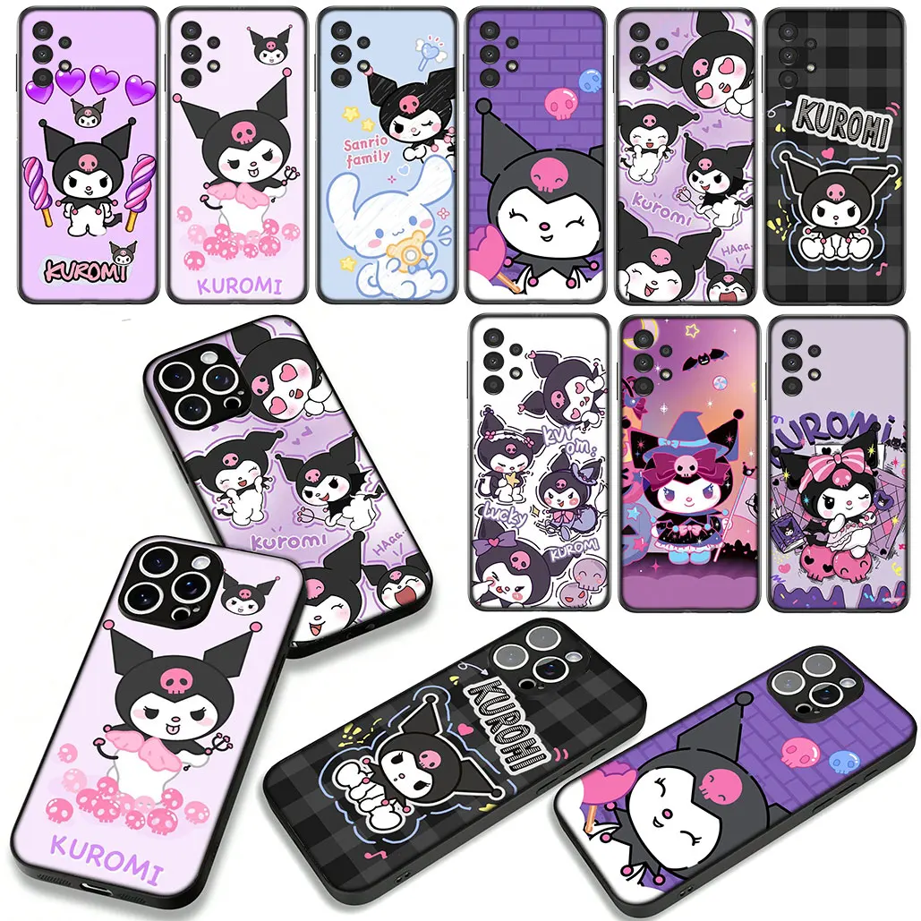 Чехол-бумажник Kuromi с изображением комиксов для Apple iPhone 16 15 14 11 Pro Max SE2 XR 7 8 Plus 16E SE 2022 12 14+ 16+ Корпус Чехол-бумажник Kuromi с изображением комиксов для Apple iPhone 16 15 14 11 Pro Max SE2 XR 7 8 Plus 16E SE 2022 12 14+ 16+ Корпус