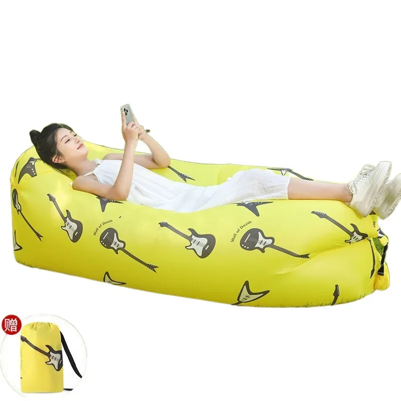 

#Suitable For Portable Sofa Portable Inflatable Chair Lazy Inflatable Sofa Can Lie Down And Sleep Outdoor Camping Inflatable Sof