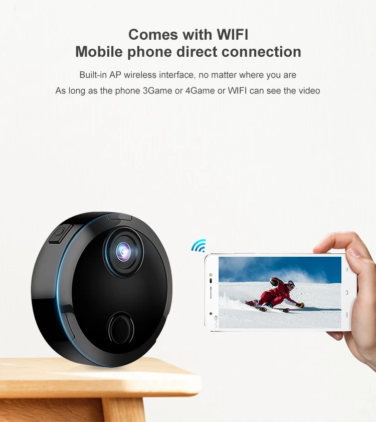 mini hd 1080p baby monitor deteccao de movimento camera de vigilancia wifi visao noturna remoto smart micro security camera 01