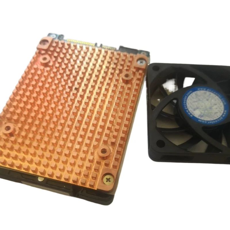 

Pure Copper 2.5-Inch Hard Disk Cooling Fin SSD Radiator, Mechanical Solid State Disk Cooling.