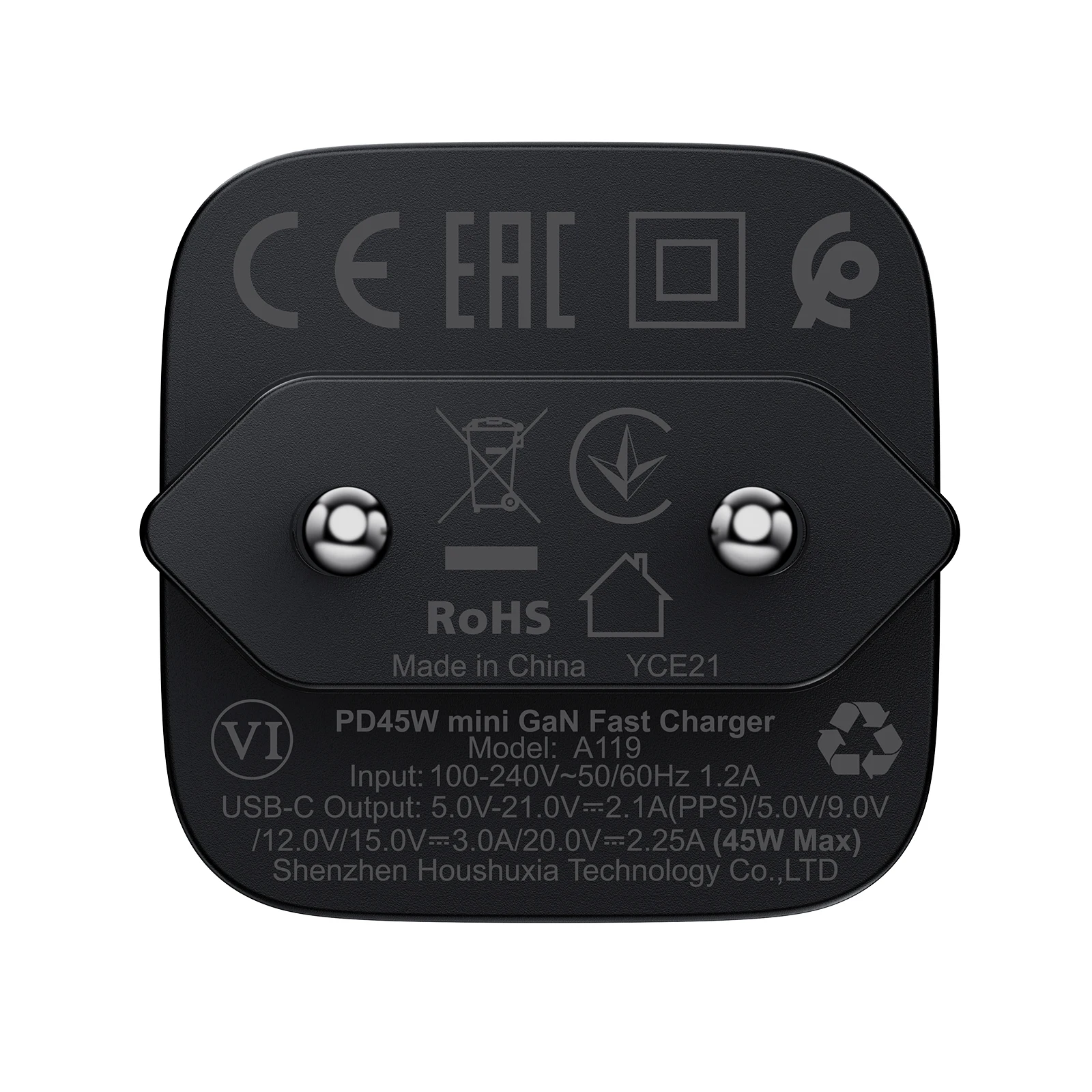 ACEFAST PD45W GaN USB C Schnellladegerät für iPhone 16 15 14 Pro Max Typ C Schnellladeadapter für Samsung/Xiaomi – Detail 7