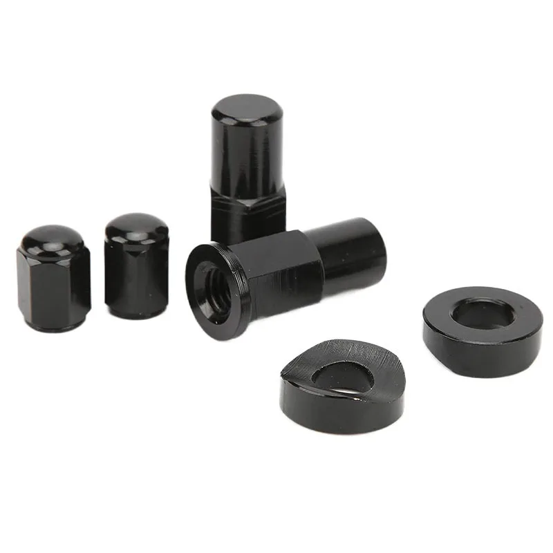 

Motorcycle Electric Vehicle Tire Valve Stem Kit With Rim Lock Nut Washer Accessories