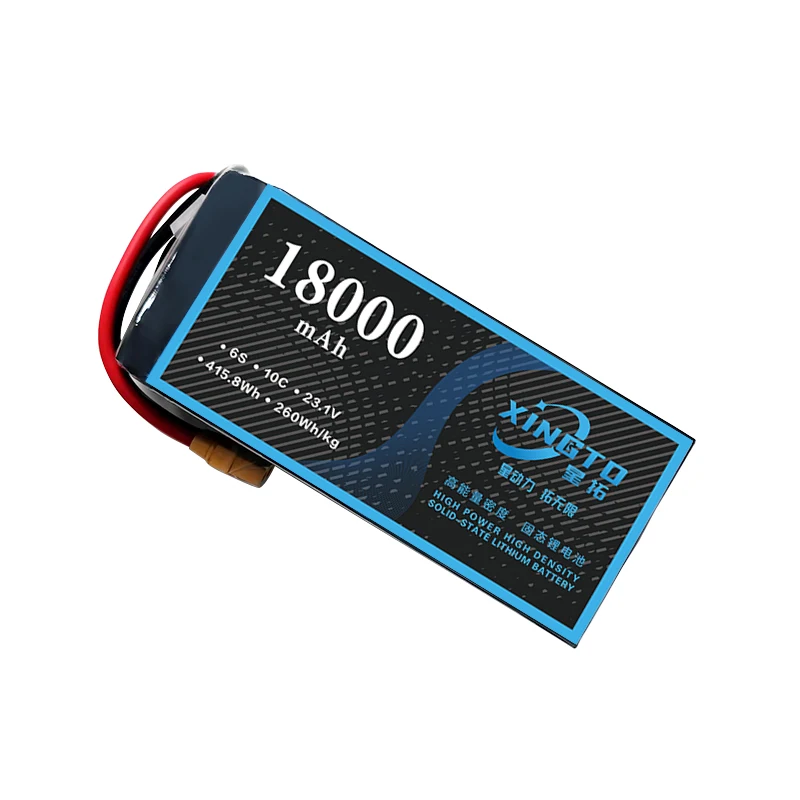 Imagem -04 - Bateria Lipo de Estado Semi Sólido para Drone Bateria Uav Avião Aodel 6s 22.2v 12s 44.4v 14s 51.8v 18s 66.6v 32000mah 10c