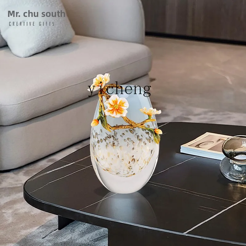 

LX flower ware living room study office ornament housewarming opening gift