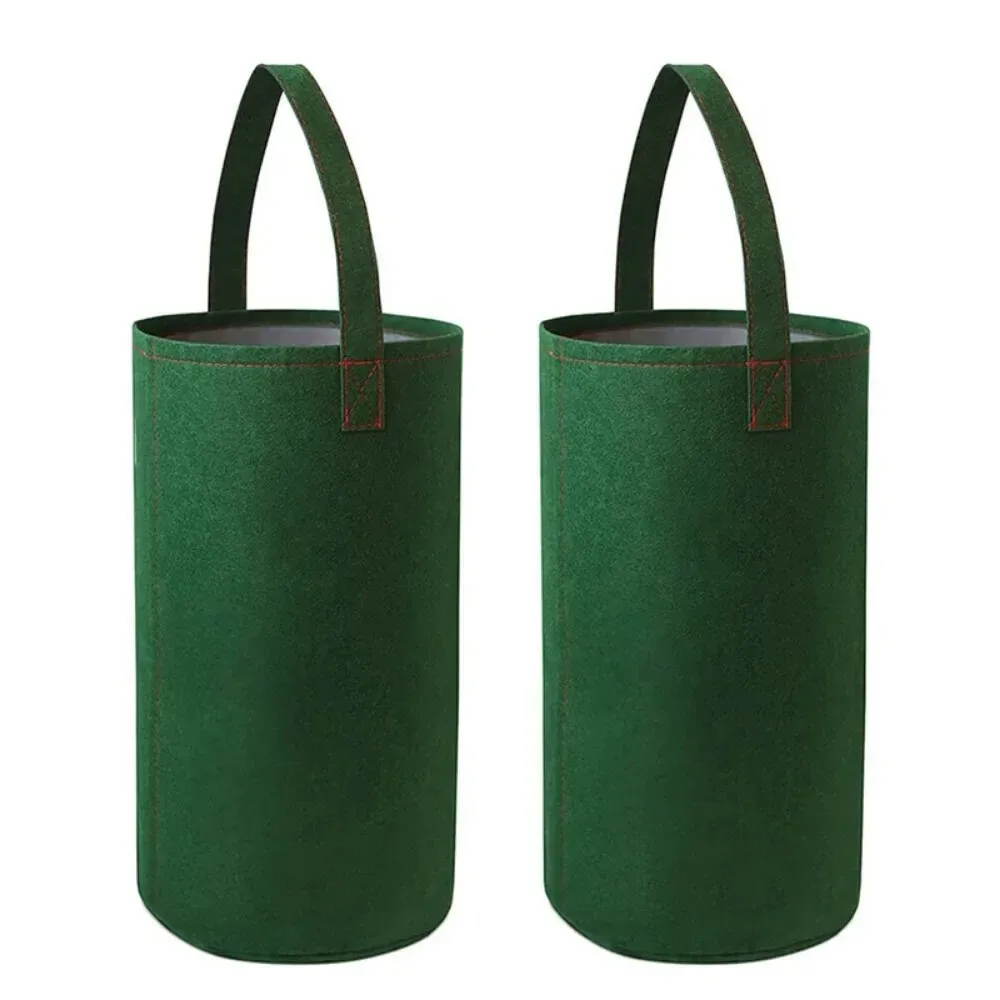 vegetable felt strawberry plant pot tomato grow bag upside down planter multi-function indoor outdoor garden planting supplies