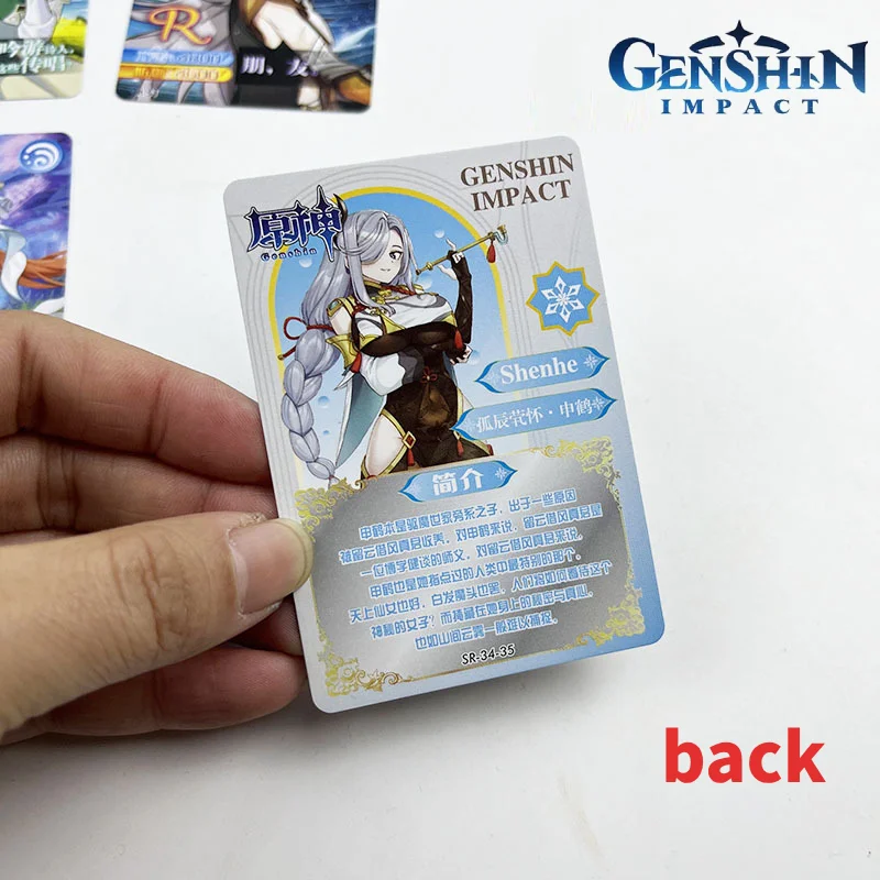 Genshin Impact Cards Mystery Box Toys Anime TCG Game Pack Booster Box Rare SSR Blind Boxes Collection Toys For Children Gifts