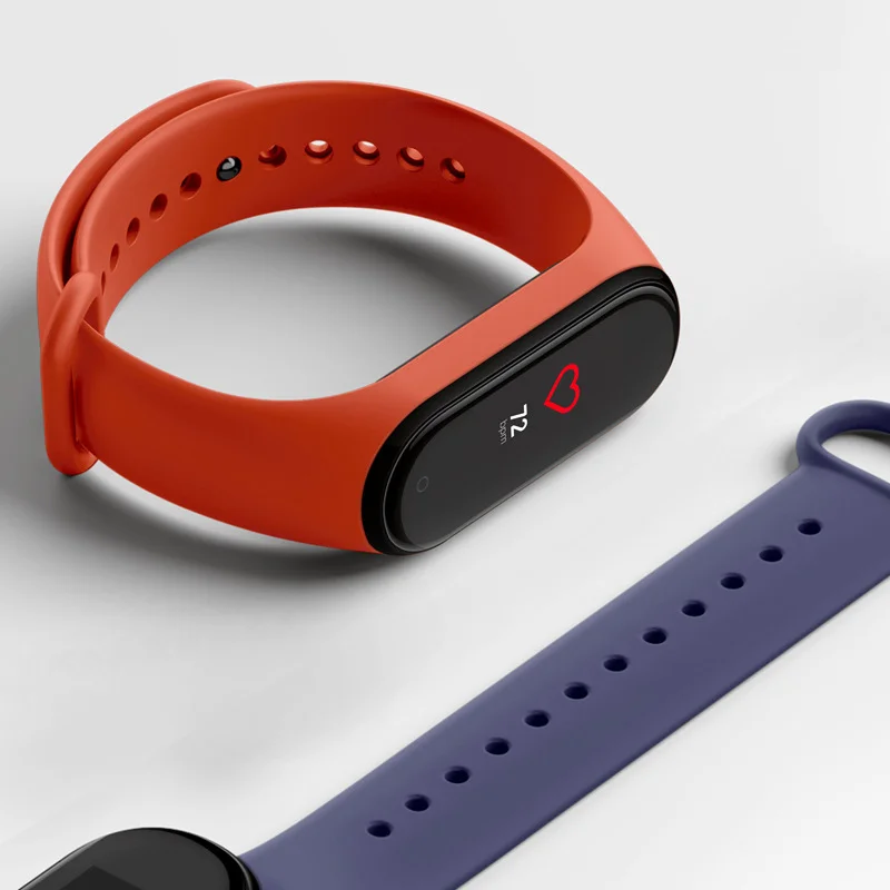 Pulseira de relógio Xiaomi Mi Band, pulseira de silicone, pulseiras, acessórios Smartwatch, pulseira, 7, 6, 5, 4, 3, 4, 4, 5, 6