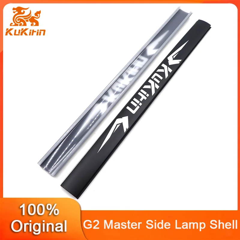 Lâmpada lateral original, escudo de plástico para Kukirin g2 master scooter elétrica, luz lateral, acessórios de placa transparente