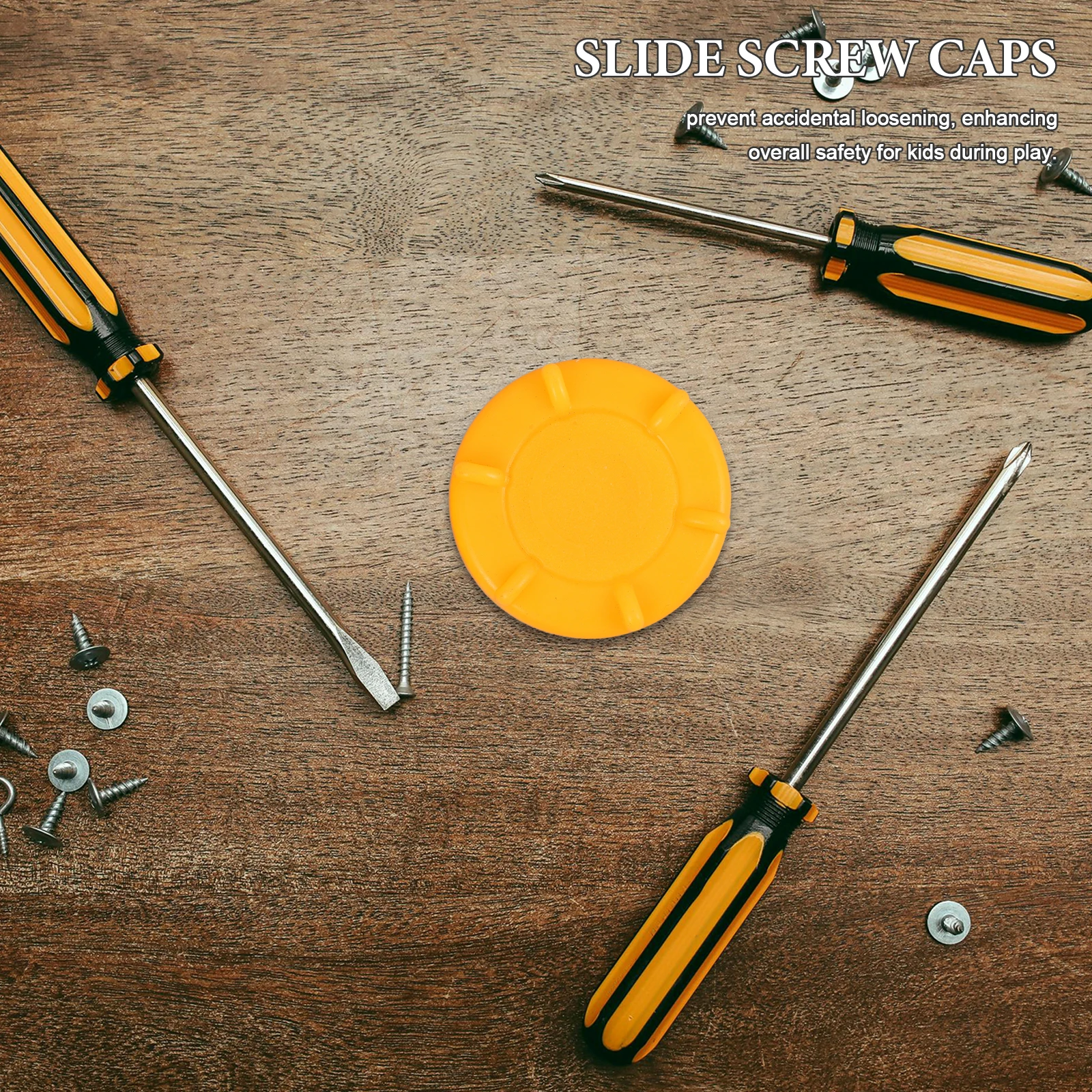 

5 Pcs Children's Slide Accessories Screws Toddler Parts Repair Fixing Caps Plastic Replacement