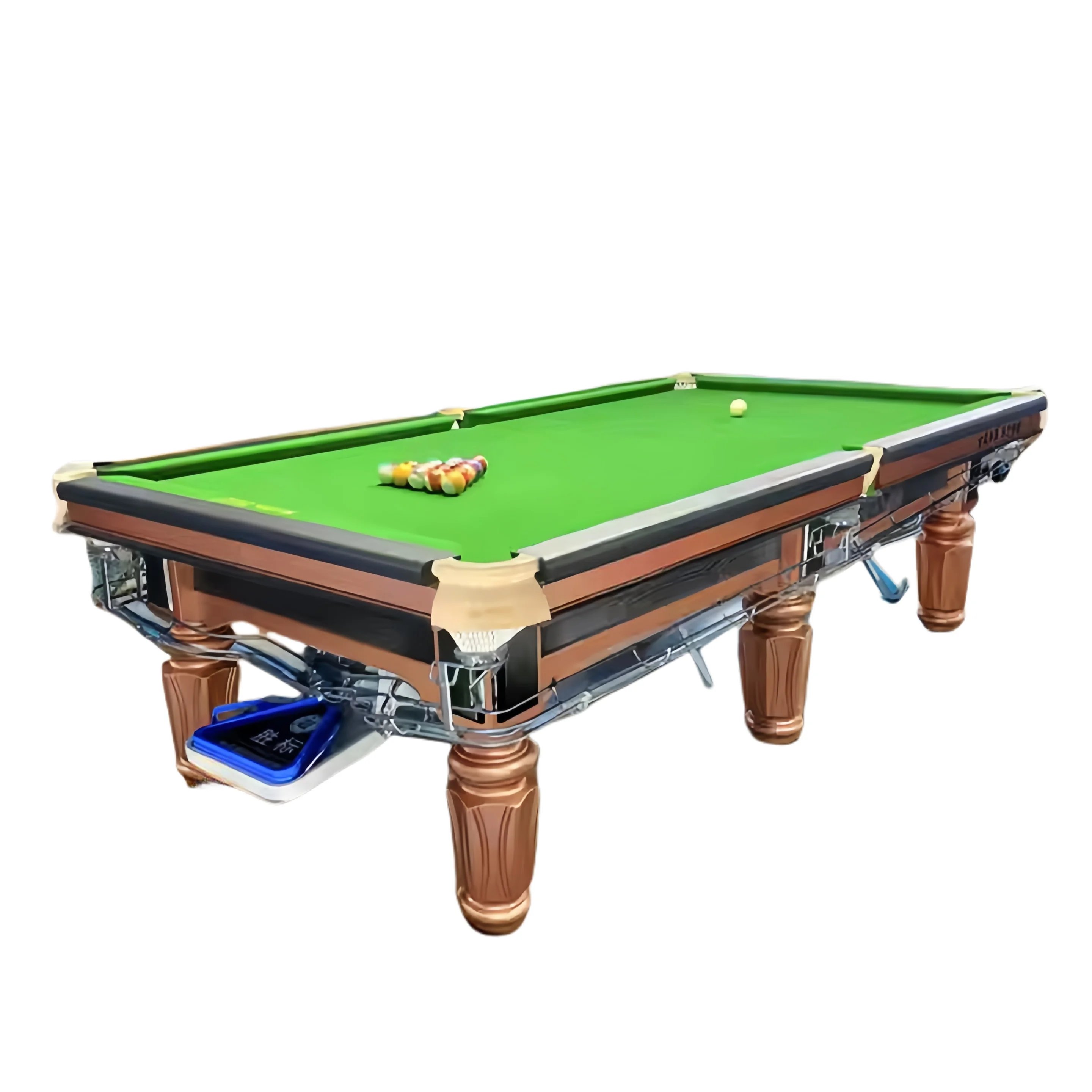 

Durable Commercial Chinese Black 8 Pool Table High Stability for Billiard Club & Game Center
