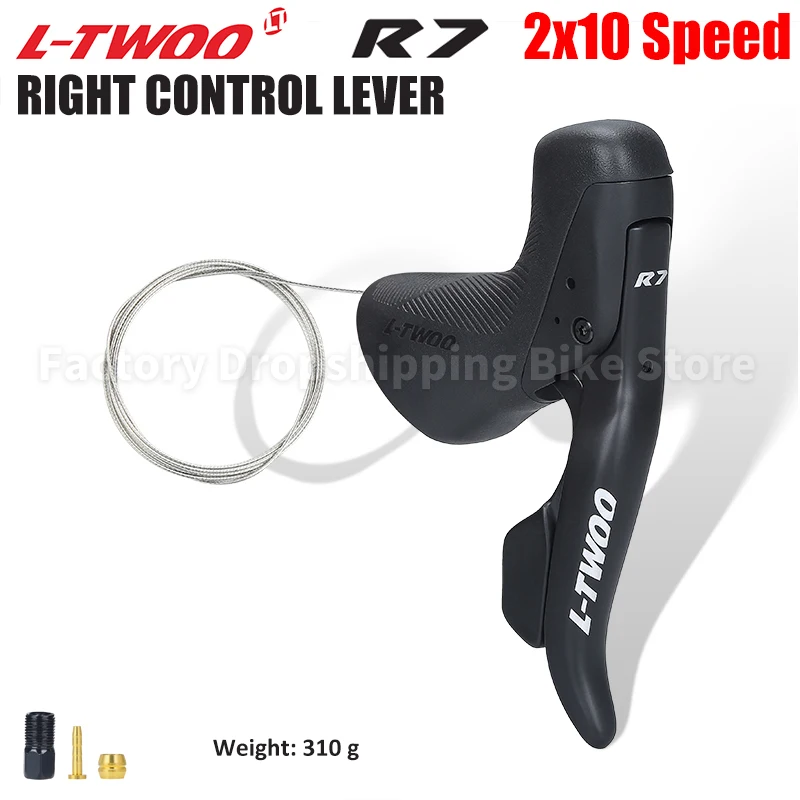 LTWOO R7 Road Bike Hydraulic Disc Brake Shifters 2x10 Speed Aluminum Alloy Dual Control Lever Original Bicycle Parts