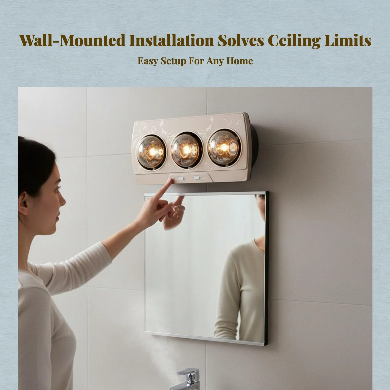 

Потолочный обогреватель для ванной комнаты, многофункциональный светильник, для домашнего использования