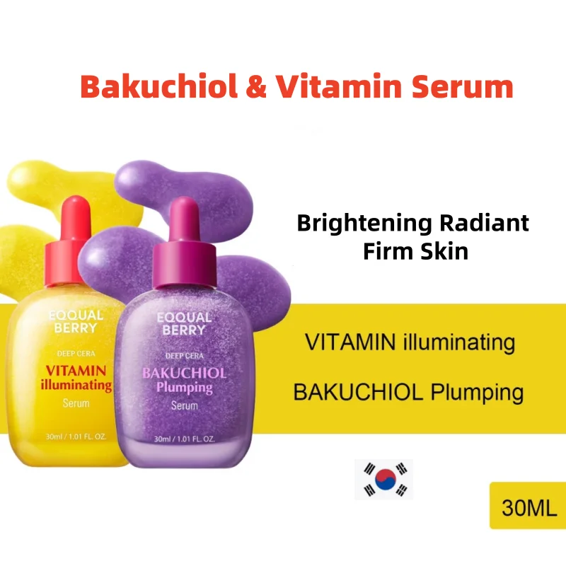 

Korean Bakuchiol & Vitamin C Serum Set Hyaluronic Acid Niacinamide Serum,Brighter Skin Stronger Barrier Skincare Products 30ml