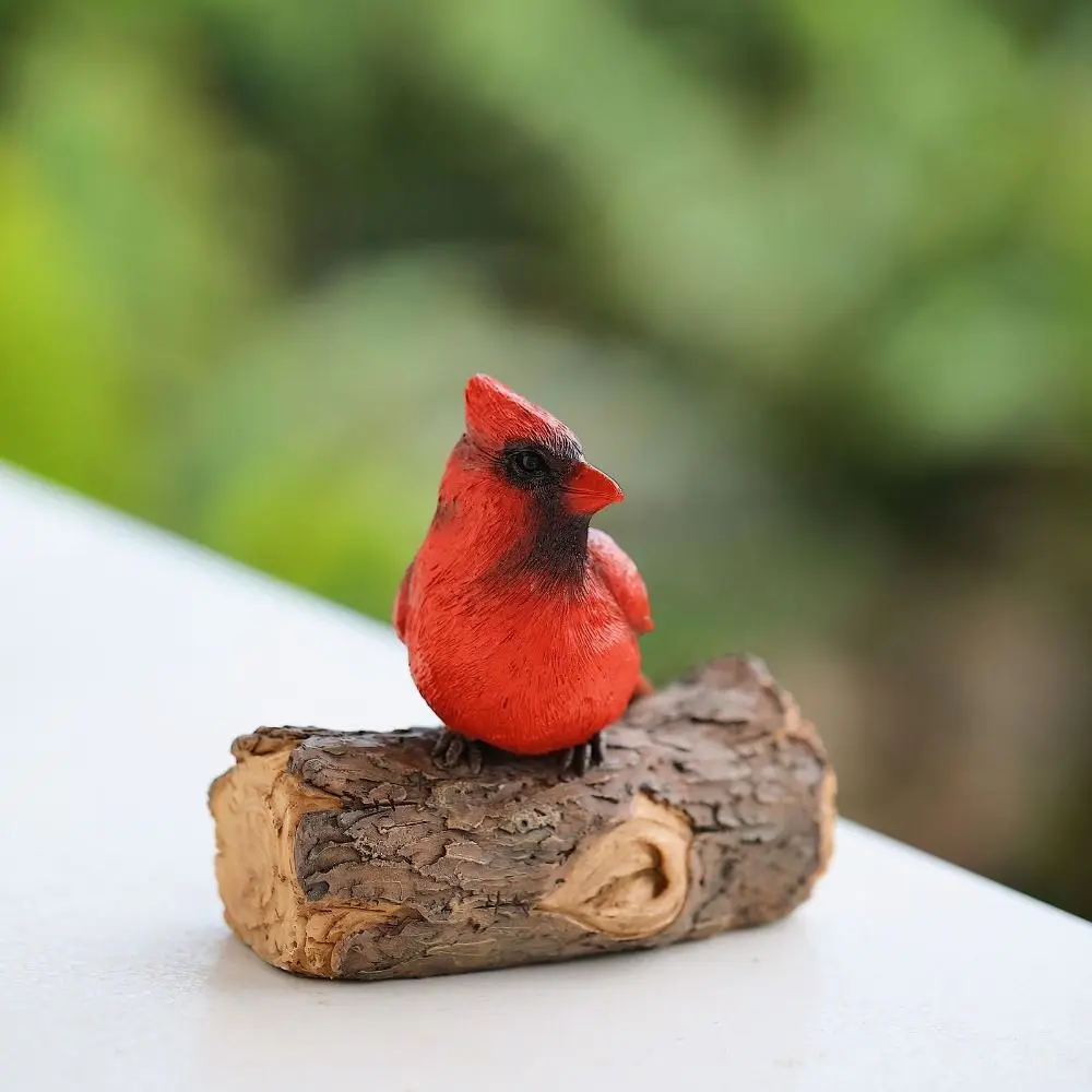 

Micro Landscape Model Resin Bird Ornament Figurine Wall Mount Decorative Animal Statue Simulation Miniatures Sculpture Porch