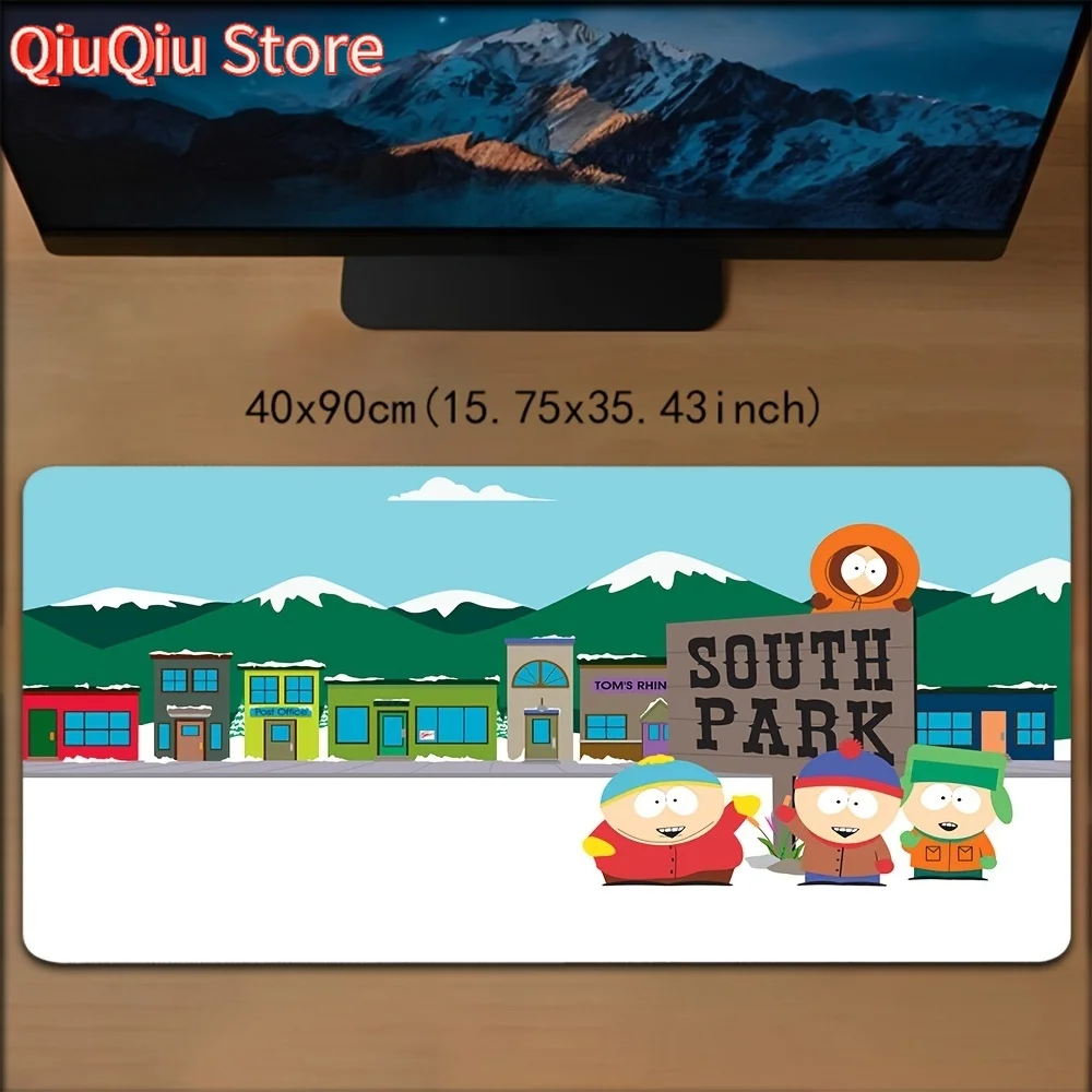 

South Park Extra Large Gaming and Office Mouse Pad - Non-Slip Rubber Base Desk Mat with Official South Park Characters (Large, X