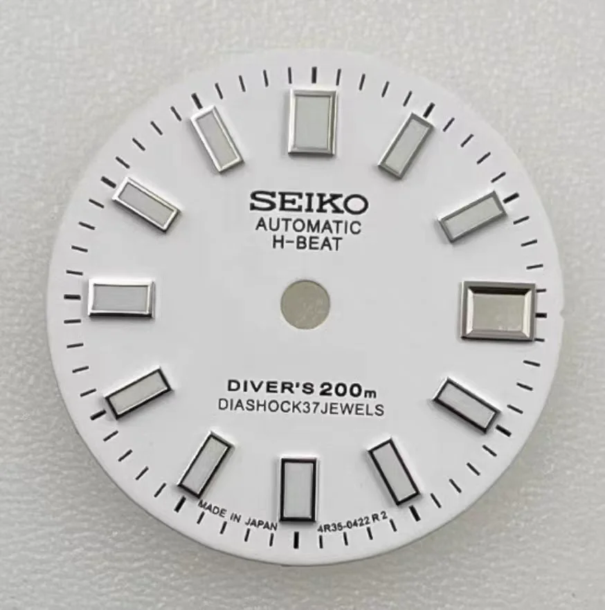 

New NH35 Dial/NH34 Dial S logo 28.5mm Green Luminous Single Date Mechanical Dial for Seiko mods parts