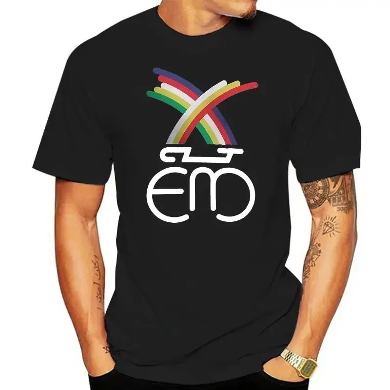 Eddy Merckx-Camiseta de bicicleta de carretera para hombre, camiseta negra, Popular, S-3XL