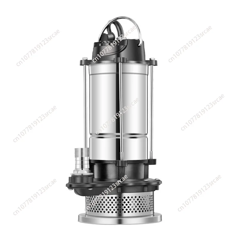 Stainless Steel Submersible Pump Household Agricultural Irrigation Large Flow Clean Water Pump Sewage Pump