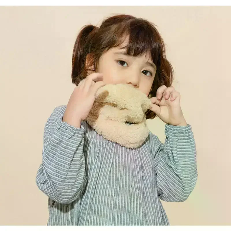 

Unisex Kid's Winter Neck Warmer, Baby's Woolen Knitted Scarf, Offers High-Neck Cold Protection