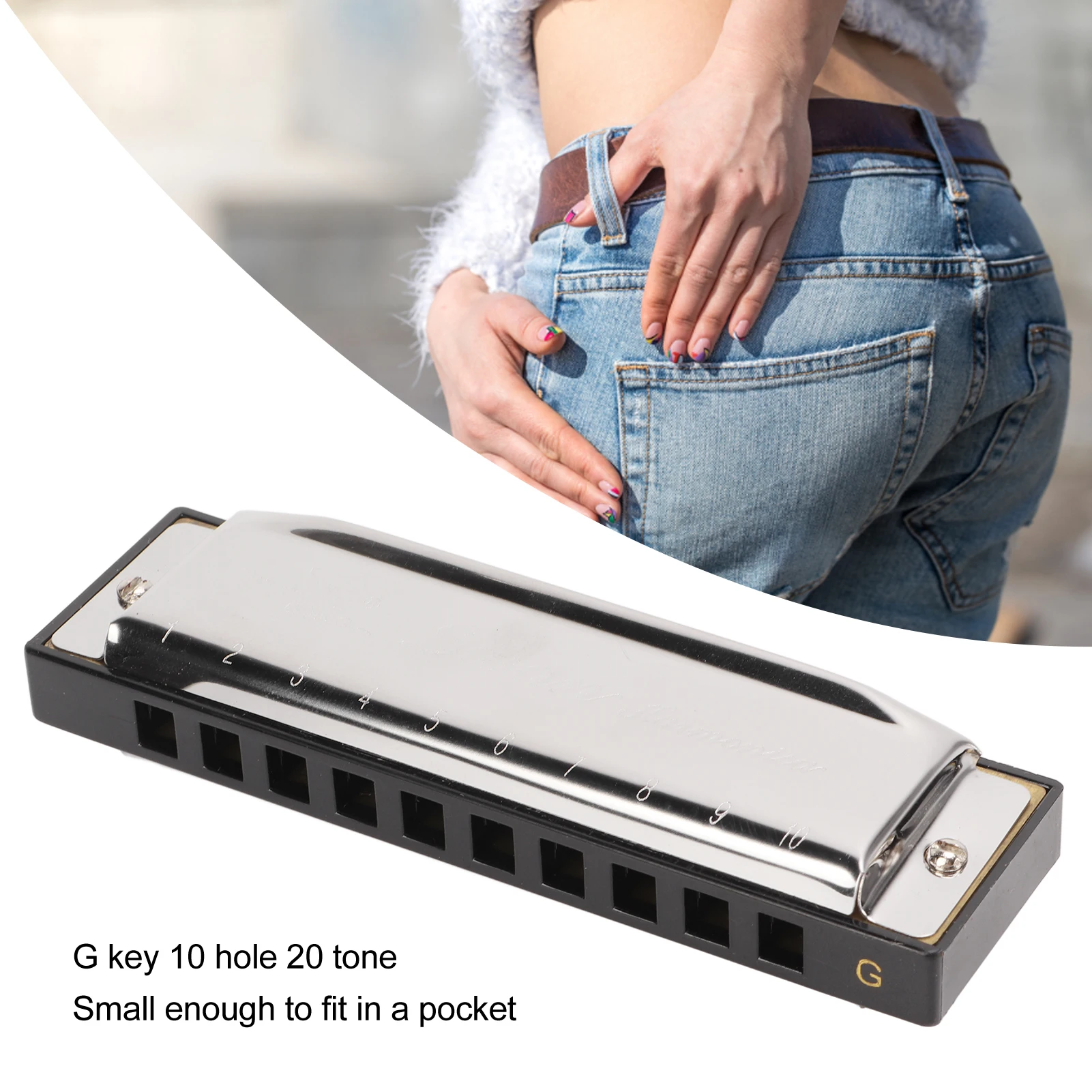 Harmonika Kunci G 10 Lubang 20 - Harmonica 10 Hole ulasan dan harga