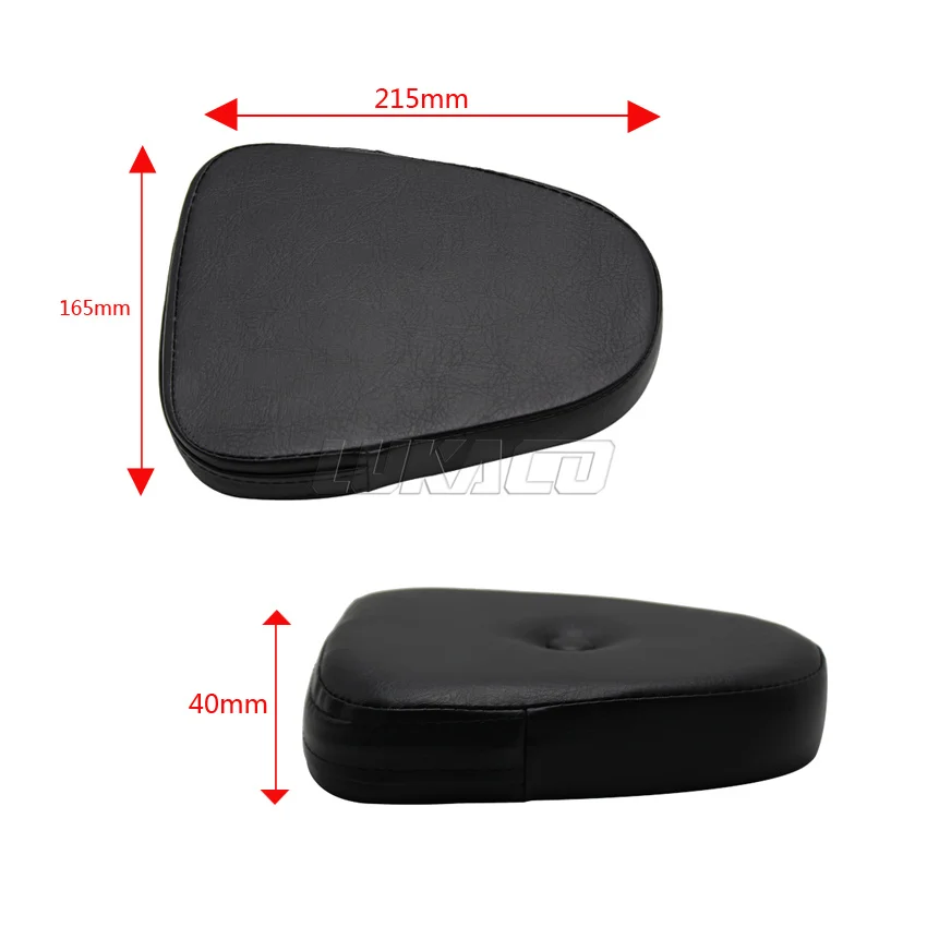 Backrest Leather Pad Universal Motorcycle Sissy Bar Pillion Cushion For Harley Yamaha Honda Suzuki Kawasaki Chopper Cruiser