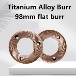 Big Size 98MM Titanium Alloy Cofffee Grinder Disc Burr Flat Burr For C98pro-DL And EK43 Coffee Grinder Mill Machine