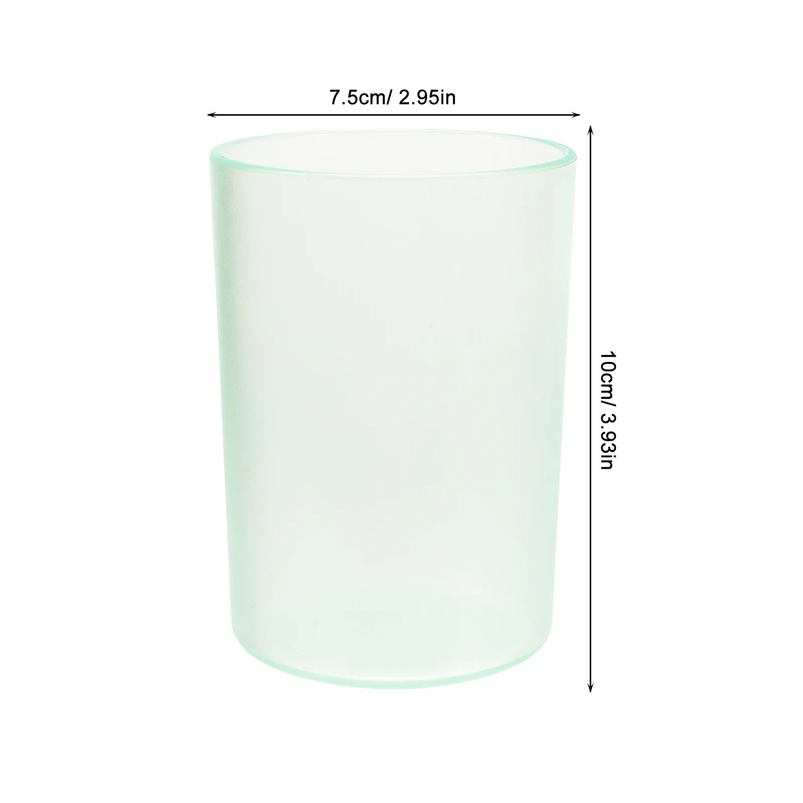 Plastic Toothbrush Cup Transparent Bathroom Tumbler for Brushing Gargling Drinking Water Mouthwash Reusable Stackable Elegant