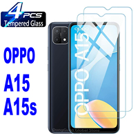 A15 A15s For OPPO Tempered Glass