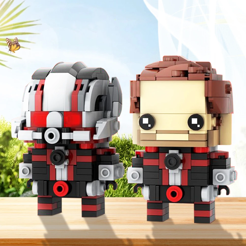 Zestaw klocków MOC Science Fiction Film Antseds And Bees Brickheadzs, model postaci akcji, klocki edukacyjne, zabawki, prezent