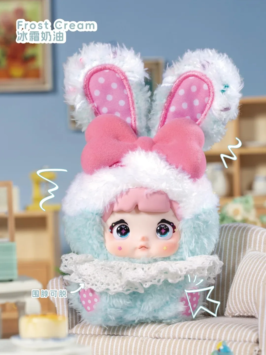 Echte Nommi V8 Baby-Sweetheart Bunny Serie Vinyl Gesicht Blind Box Anime Figuren Anhänger Nette Puppe Sammeln Modell geschenk Spielzeug