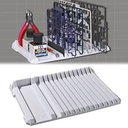 Multifunctional Model Parts Shelf Tool Stand Model Pieces Shelves Holder Organizer For Model Building Assembling Hobby