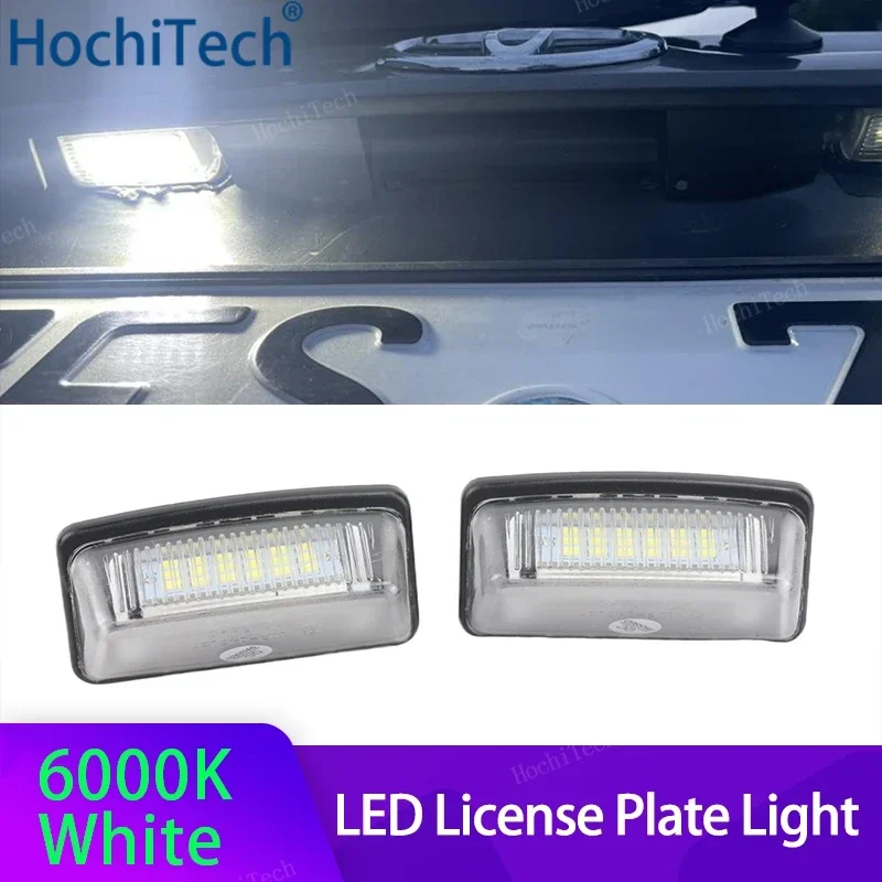 

for Toyota Alphard Wish Noah Voxy Estima Caldina Corolla Crown Majesta Starlet Sprinter Celica Previa 2Pcs License Plate Light
